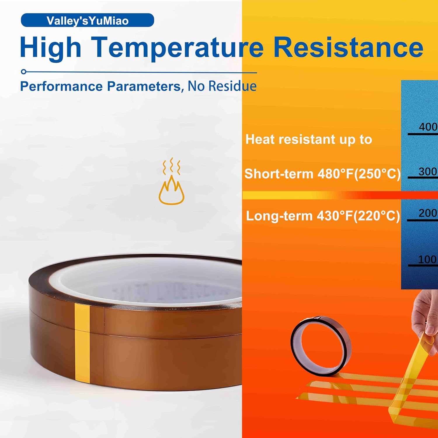 Heat Tape for Sublimation and DTF transfers