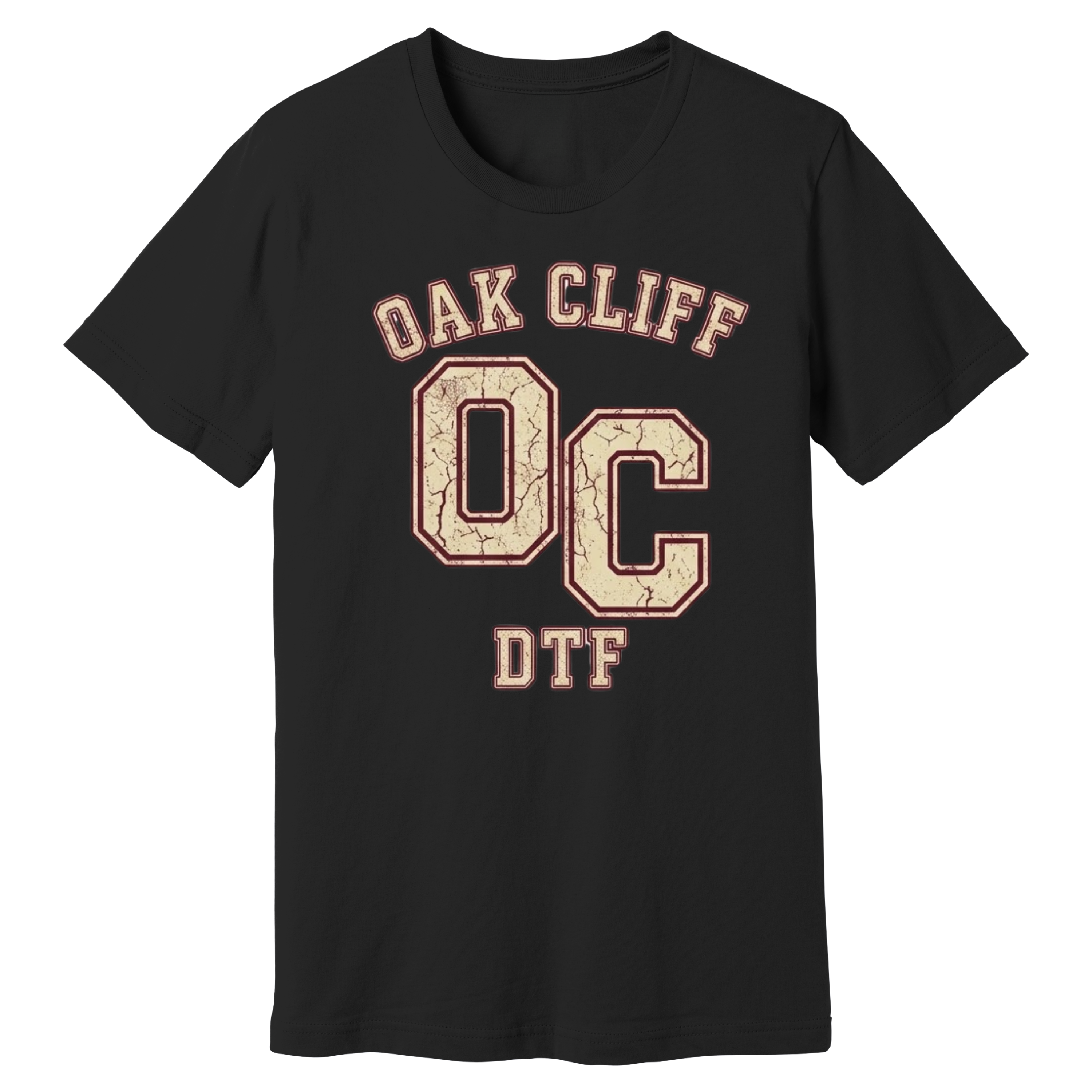 Oak Cliff DTF: Vintage Varsity Essential Tee