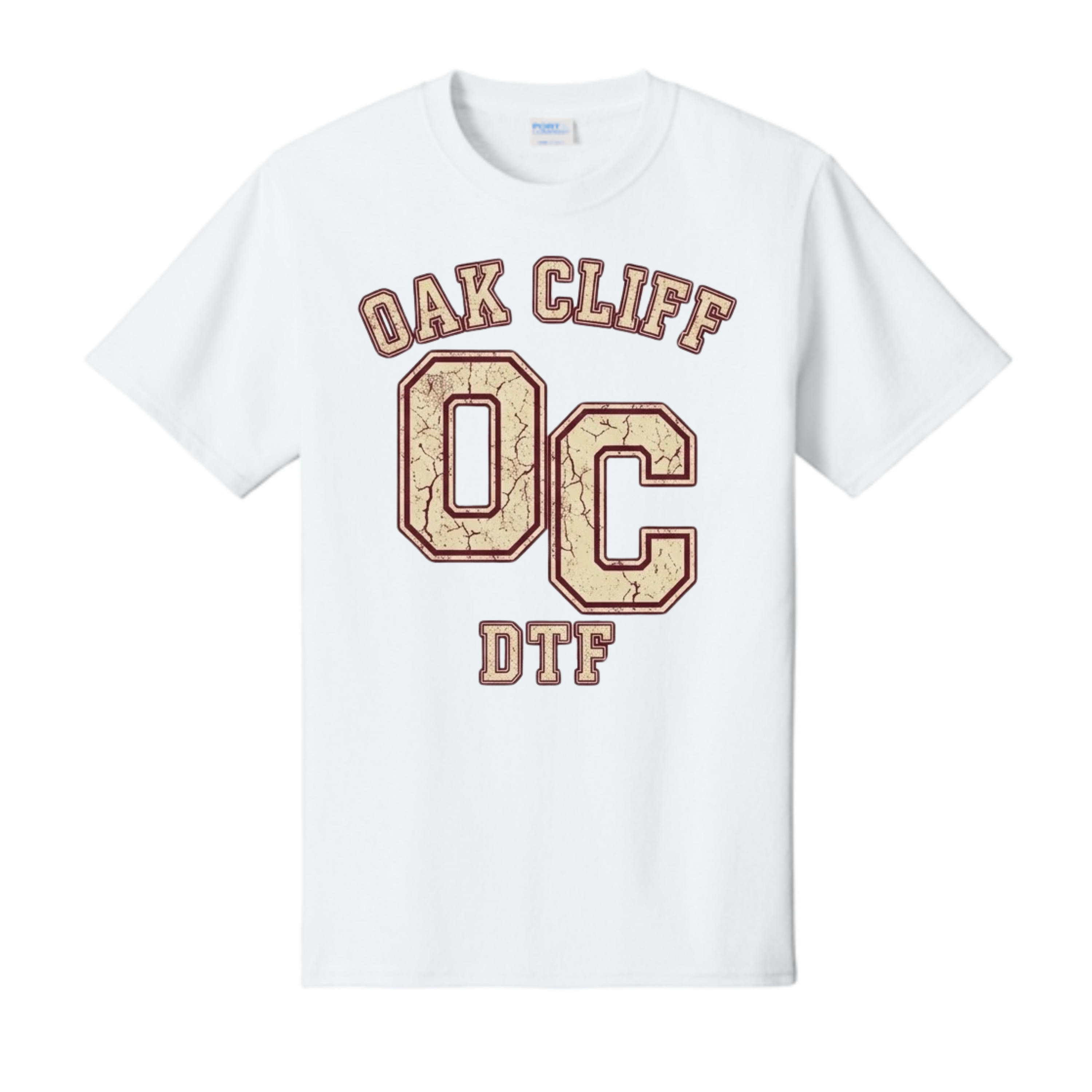 Oak Cliff DTF: Vintage Varsity Essential Tee